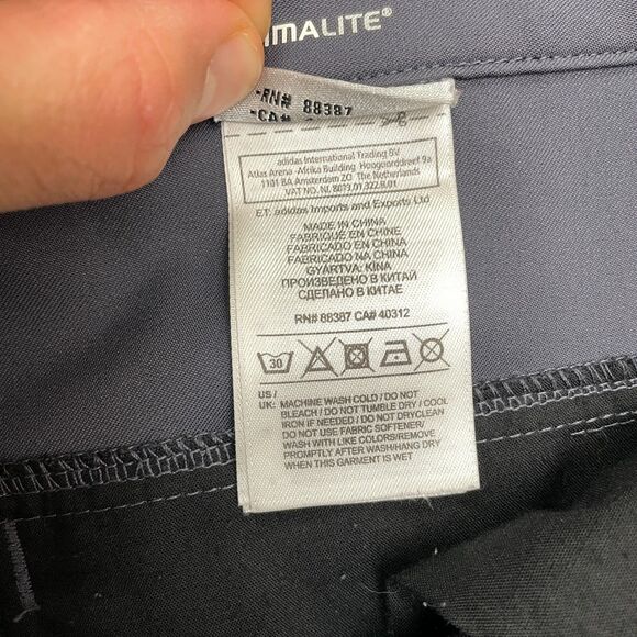 Adidas Climalite Golf Performance Pants Men 42x30 Dark Gray Straight Leg Outdoor - Picture 4 of 16